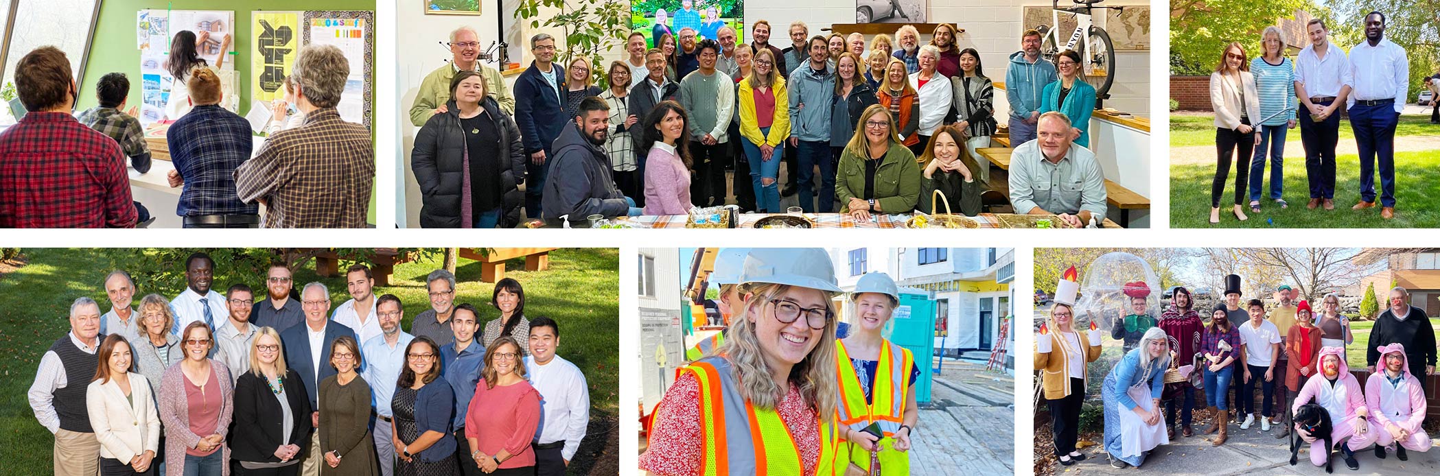 Collage of Dimension IV employees